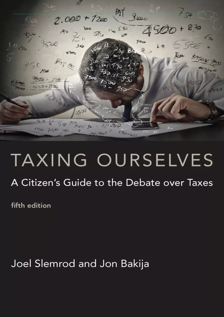 pdf read online taxing ourselves fifth edition