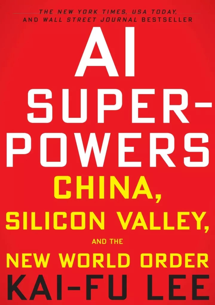 read ebook pdf ai superpowers china silicon