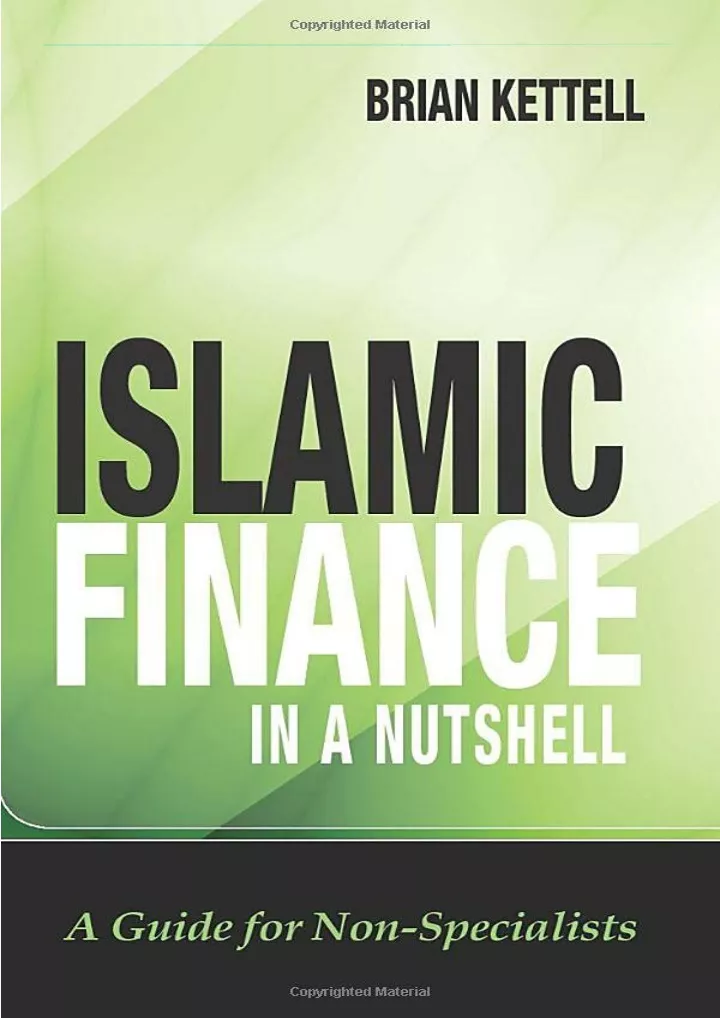 pdf read download islamic finance in a nutshell