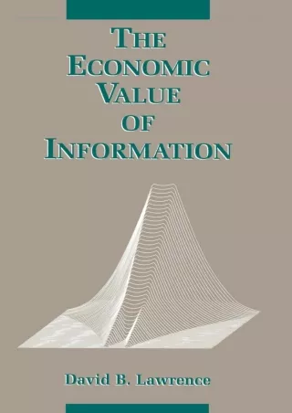 Read ebook [PDF]  The Economic Value of Information