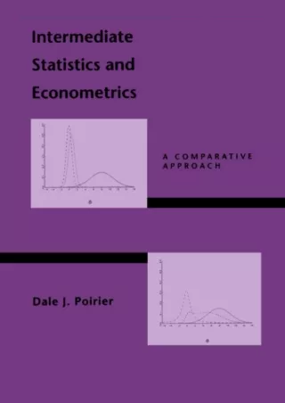 READ [PDF]  Intermediate Statistics and Econometrics: A Comparative Approach