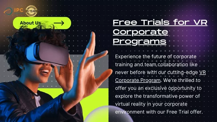 free trials for vr corporate programs