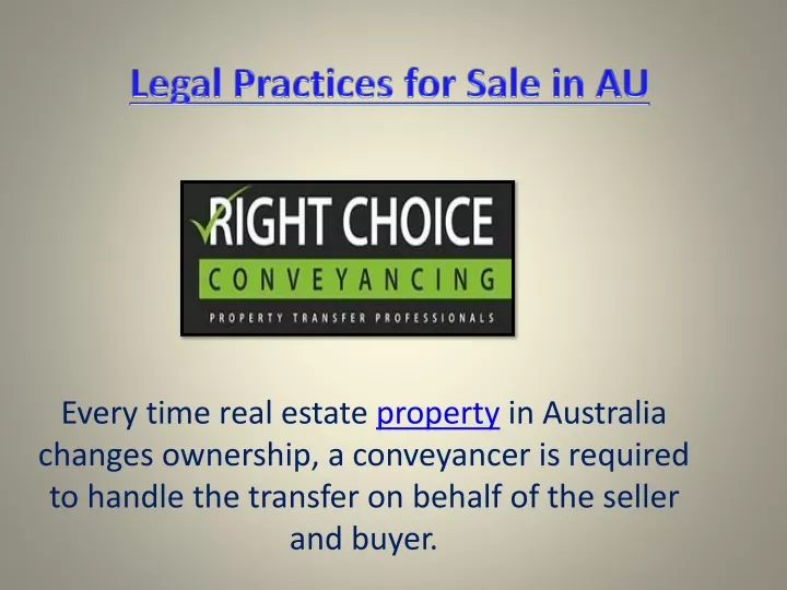 legal practices for sale in au