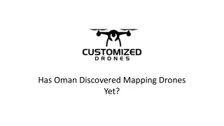 has oman discovered mapping drones yet