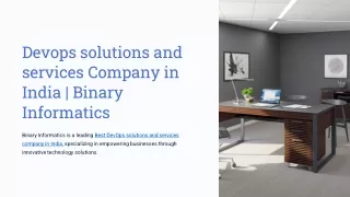 devops solutions and services company in india