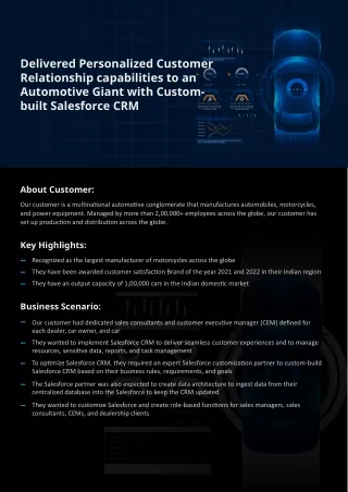 delivered personalized customer relationship