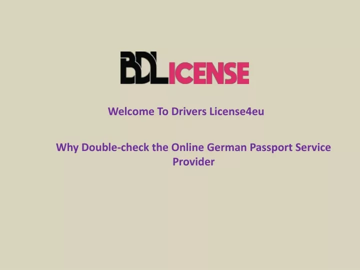 welcome to drivers license4eu