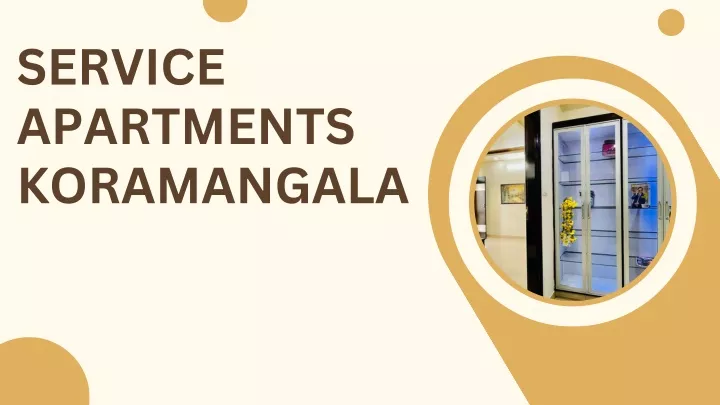 service apartments koramangala