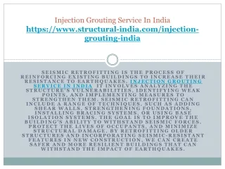 injection grouting service in india https www structural india com injection grouting india