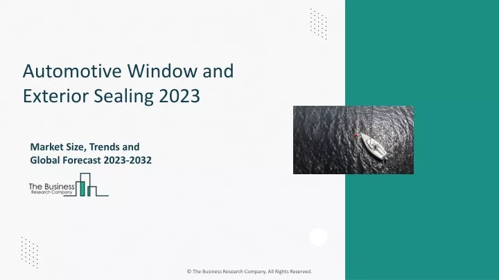 automotive window and exterior sealing 2023