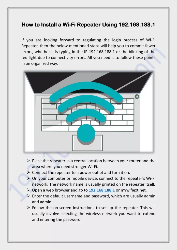 h how to install a wi ow to install