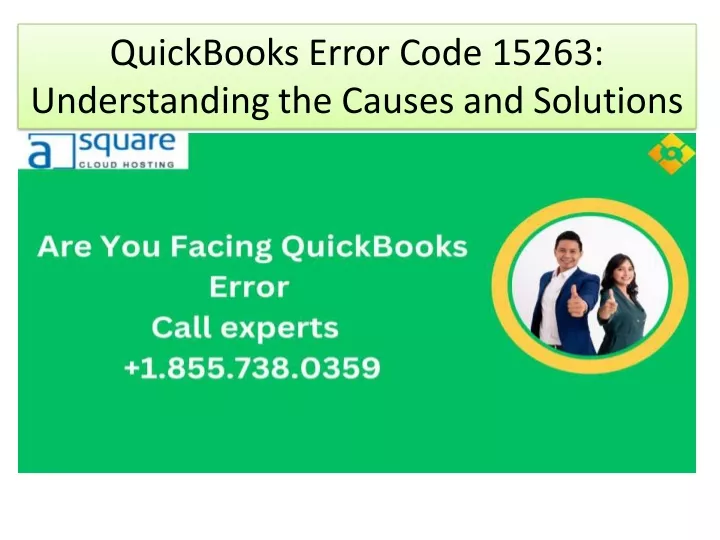 quickbooks error code 15263 understanding