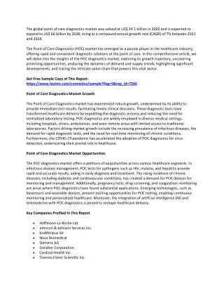 the global point of care diagnostics market