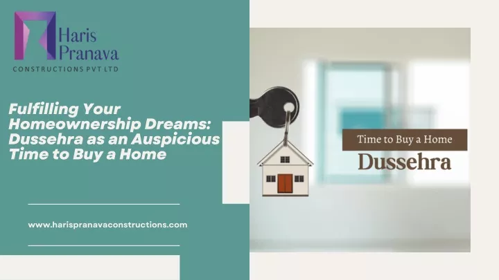 fulfilling your homeownership dreams dussehra