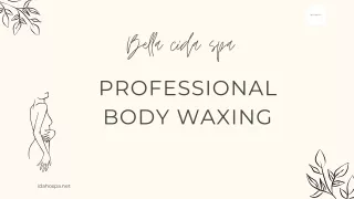 Professional Body Waxing