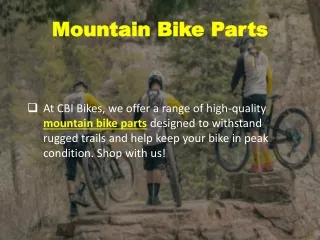 Mountain Bike Parts