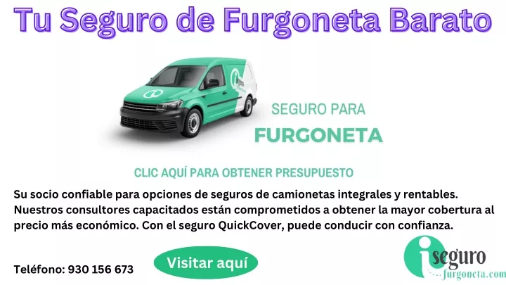 tu seguro de furgoneta barato tu seguro