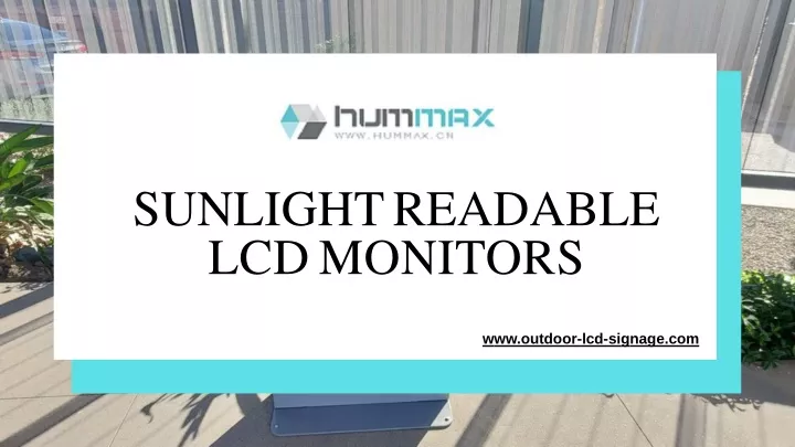 sunlight readable lcd monitors