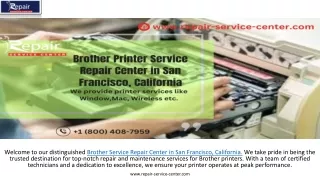 Brother  Service Repair Center in San Francisco, California
