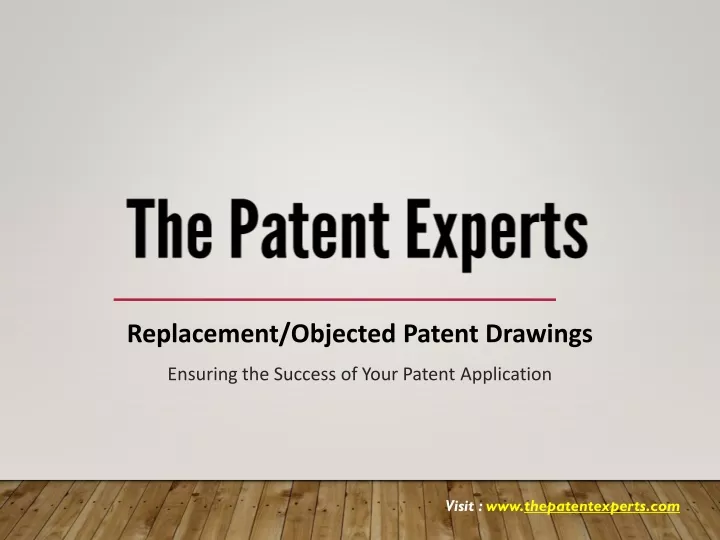 replacement objected patent drawings