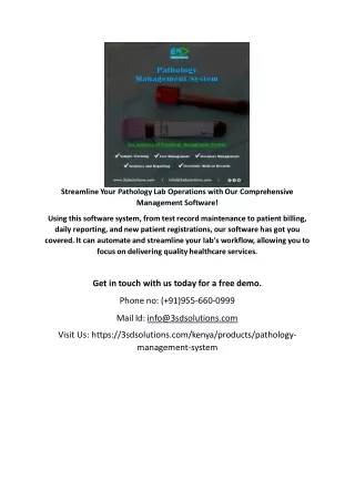 streamline your pathology lab operations with