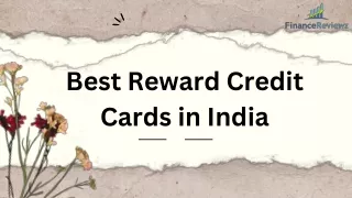 Best Reward Credit Cards in India
