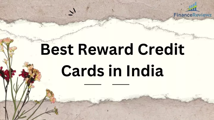 best reward credit cards in india
