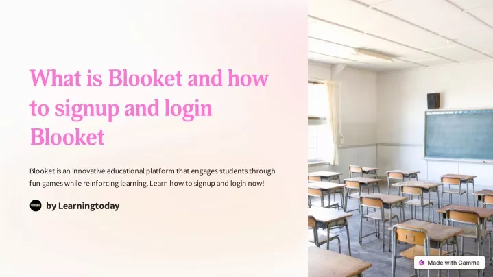 what is blooket and how to signup and login