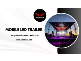 Mobile Led Trailer - Sinoswan.com