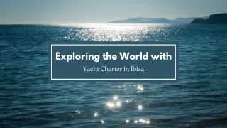 exploring the world with