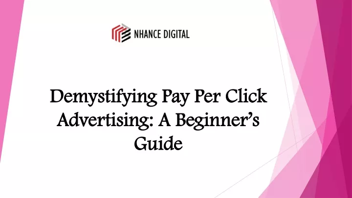 demystifying pay per click advertising a beginner s guide