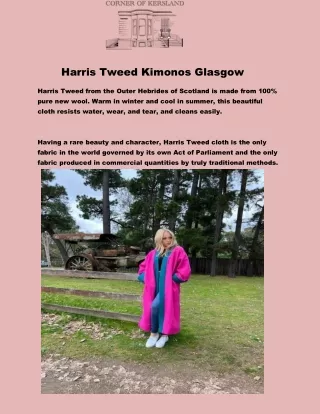 Harris Tweed Kimonos