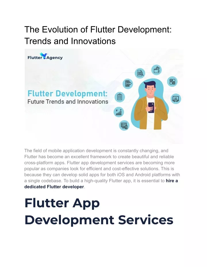 the evolution of flutter development trends