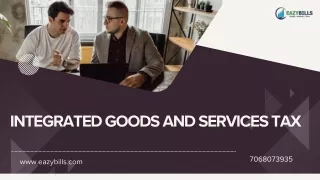 Integrated Goods and Services Tax