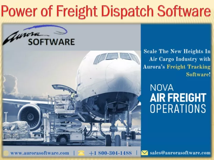 power of freight dispatch software