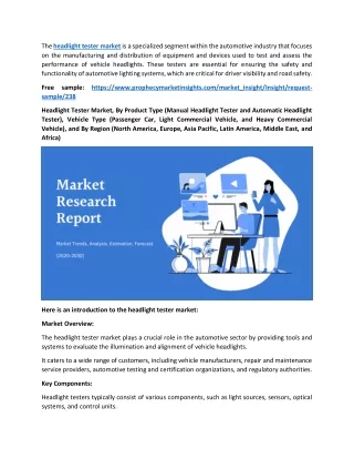 headlight tester market