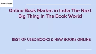 Online Book Market in India  The Next Big Thing in The Book World