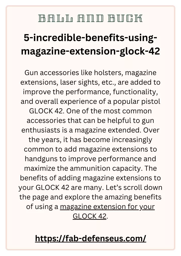 5 incredible benefits using magazine extension