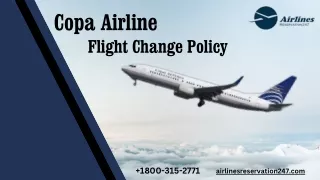 How to Change Your Copa Airline Flight Date
