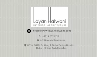 Layan Halwani Interior Architecture