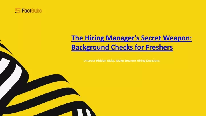the hiring manager s secret weapon background