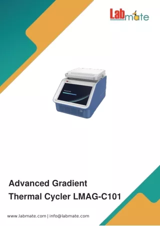 Advanced-Gradient-Thermal-cycler