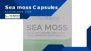 Sea moss capsules