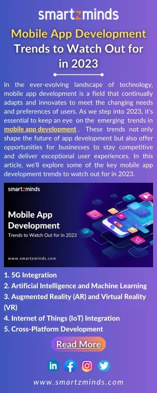 Mobile App Development Trends to Watch Out for in 2023