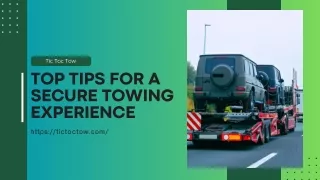Tow and Behold: The Ultimate Advice for Safe Towing