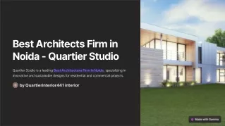 Best Architects Firm in Noida - Quartier Studio