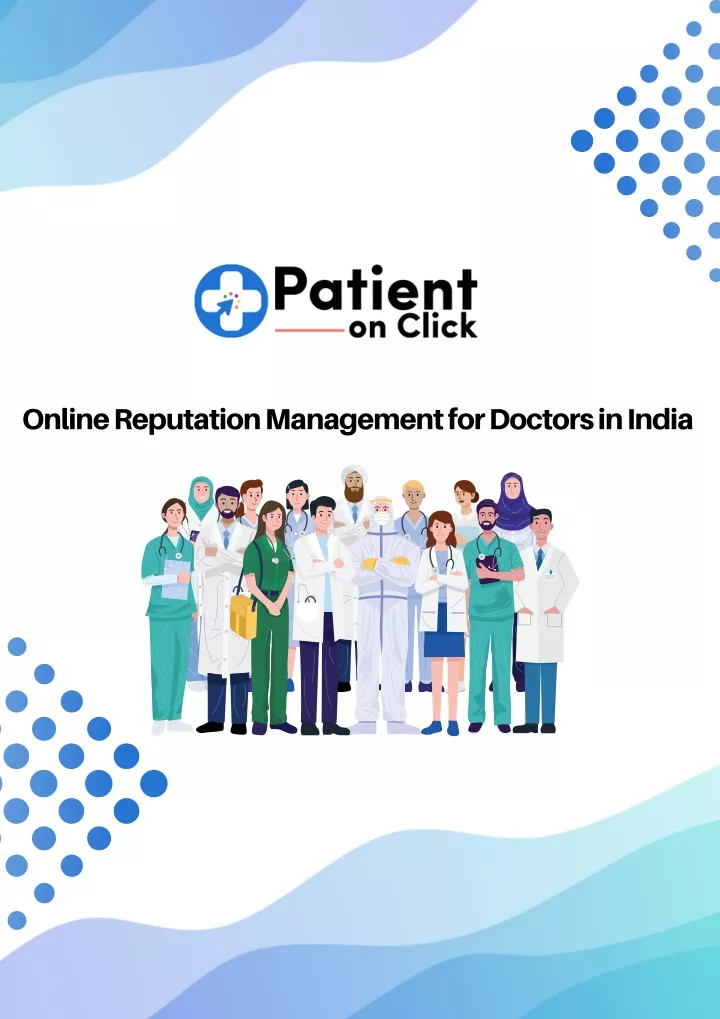 online reputation management for doctors in india