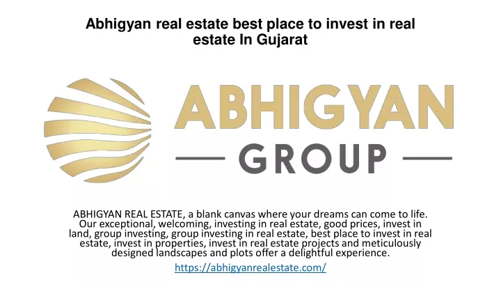 abhigyan real estate best place to invest in real