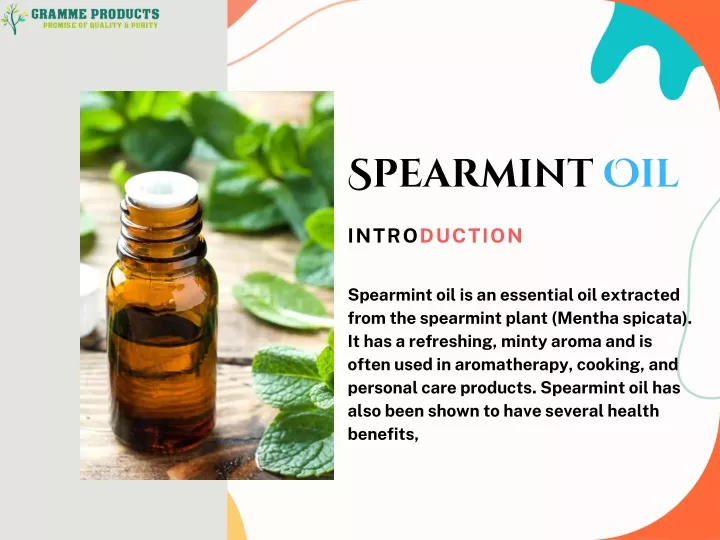 spearmint oil