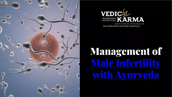 management of male infertility with ayurveda